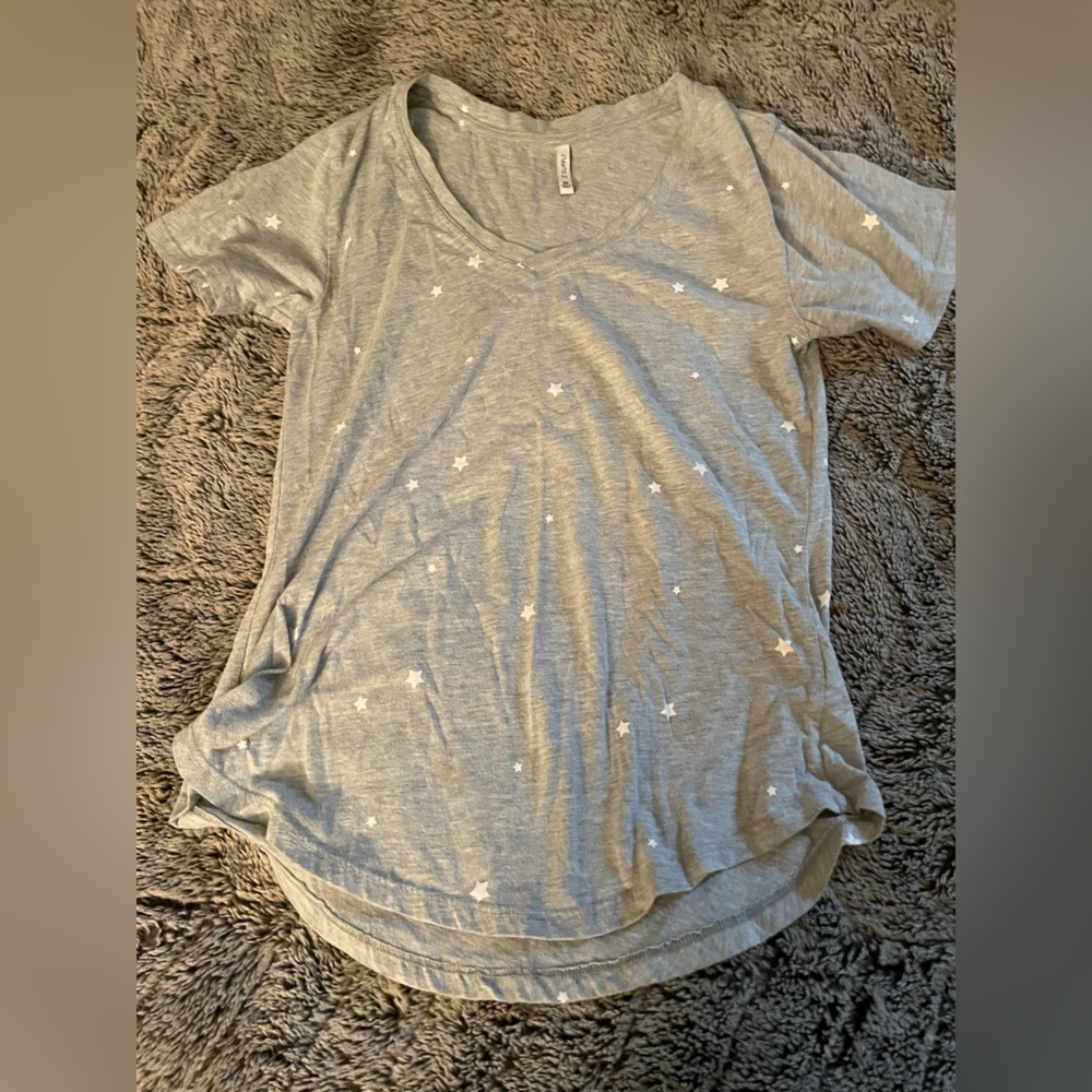 Z Supply gray star Tee XS